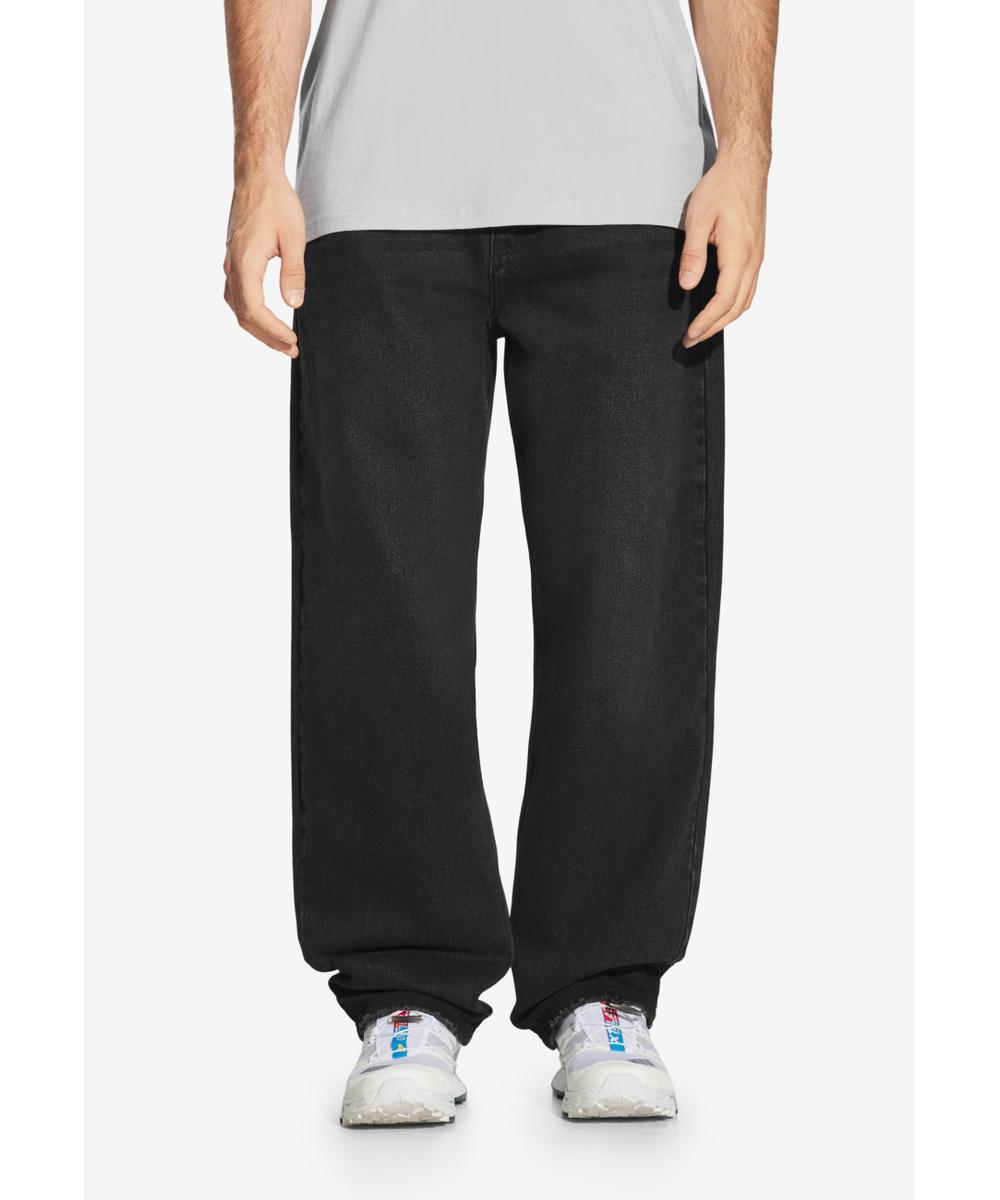 Bunker jeansy męskie regular grafitowe