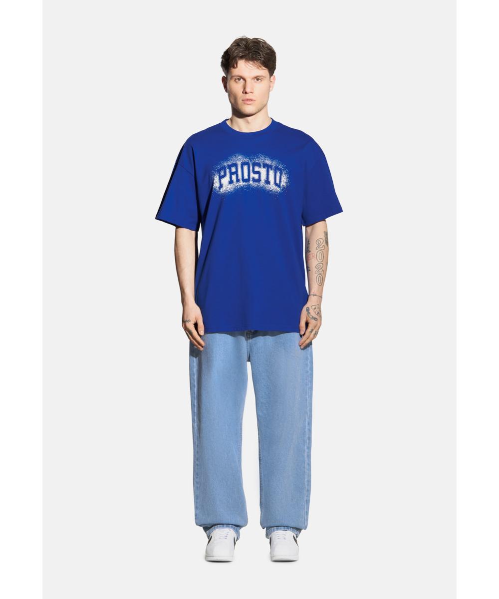 Jung t-shirt męski kobaltowy