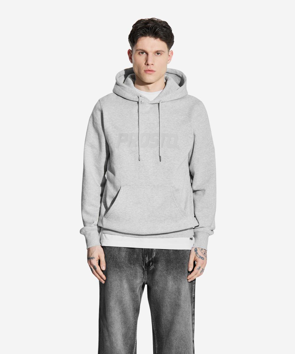 Matched bluza z kapturem męska szara