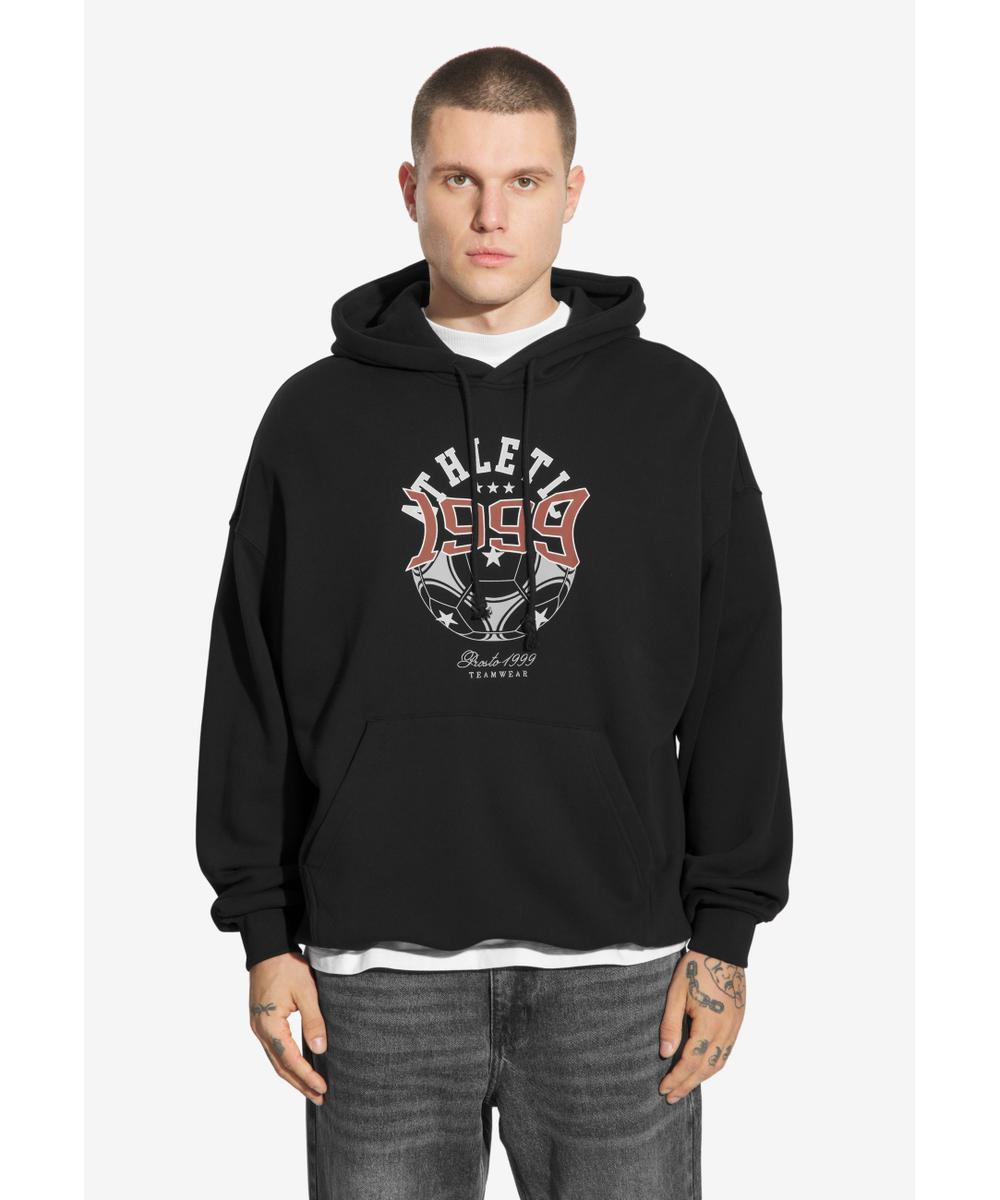 Athletic bluza z kapturem męska czarna