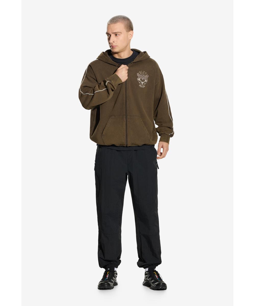 Athletic bluza z kapturem brązowa