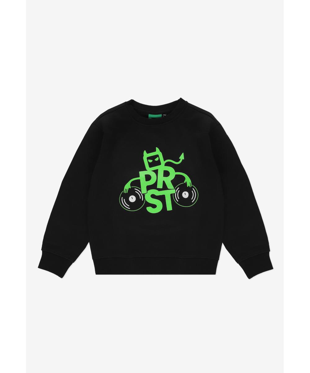 Techno bluza dziecięca czarna