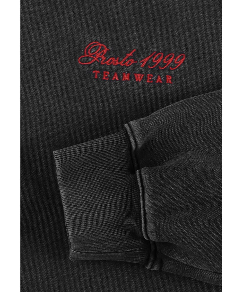 Team bluza z kapturem czarna