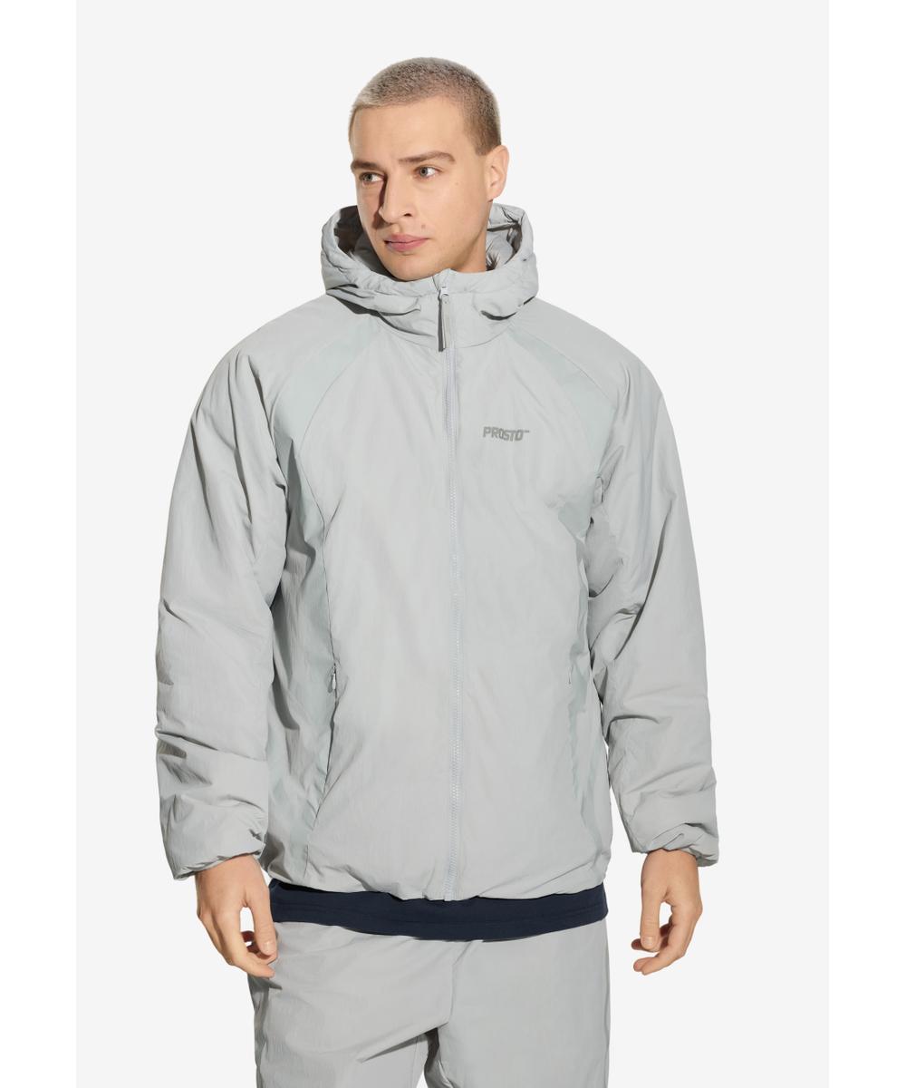 Contrast kurtka przejściowa szara