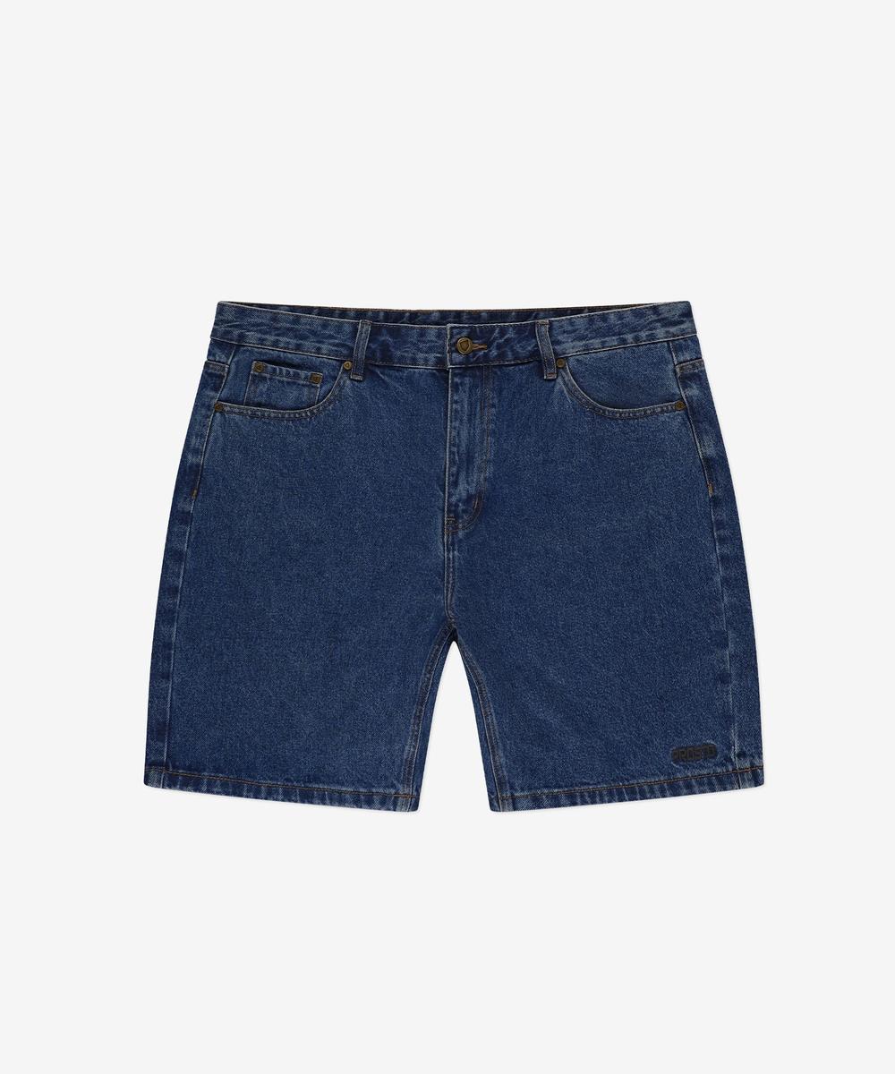 Jang jeansy krótkie męskie regular niebieskie