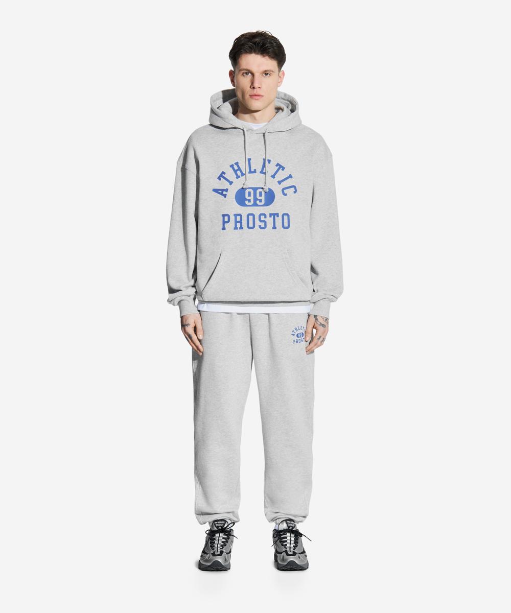 Athletic99 bluza z kapturem męska szara