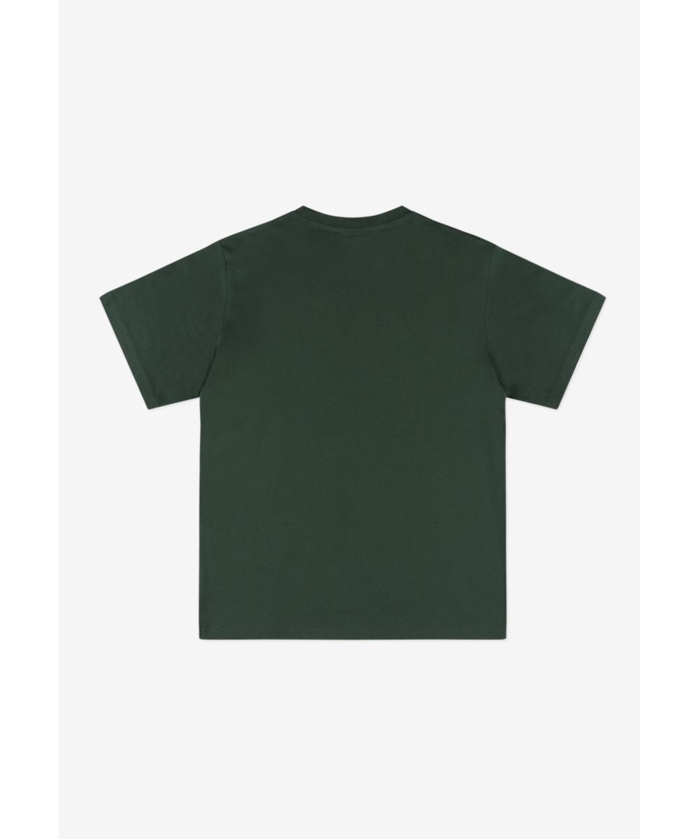 Shield t-shirt bawełniany khaki