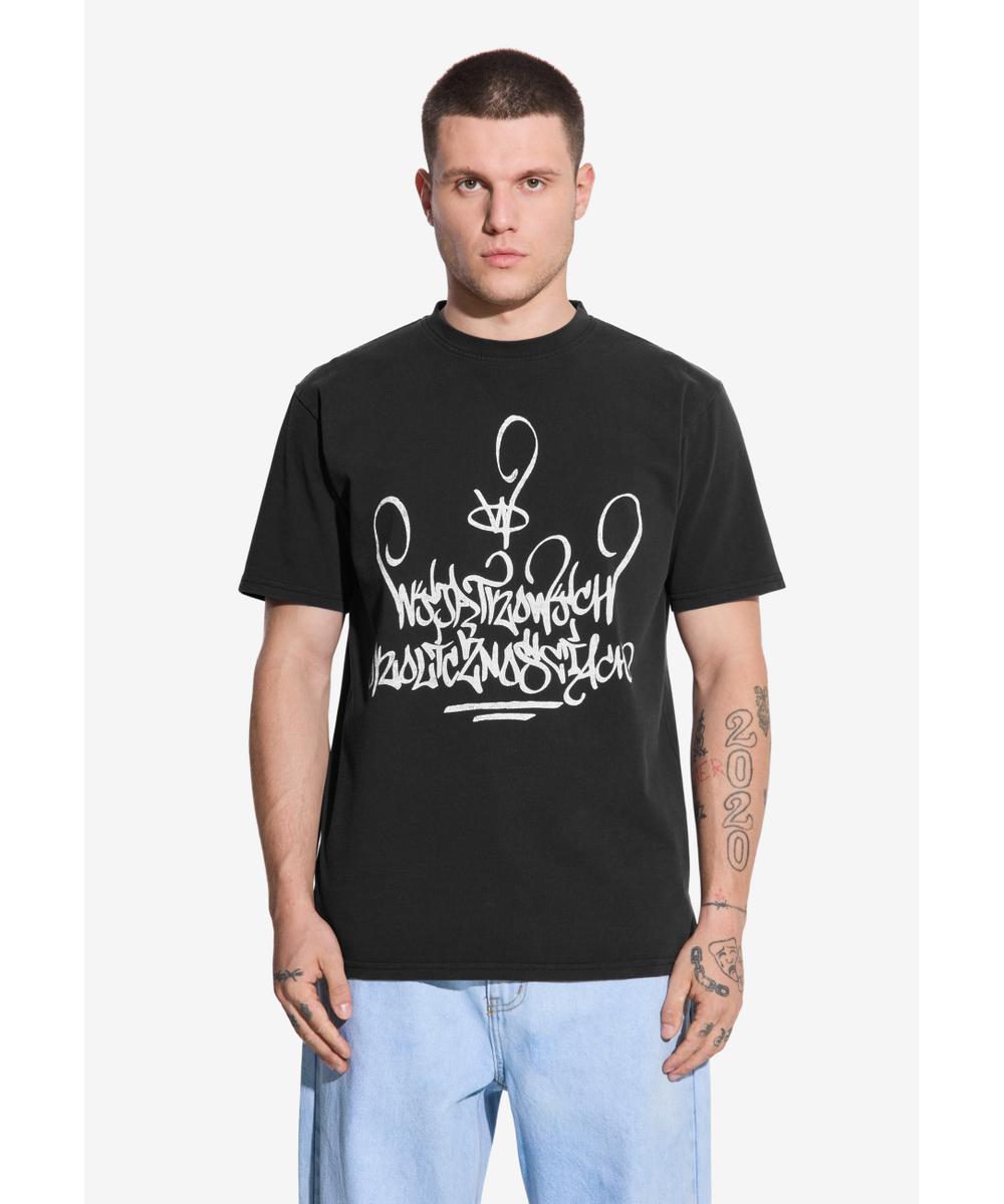 T-shirt WWO Tagger Washed Black