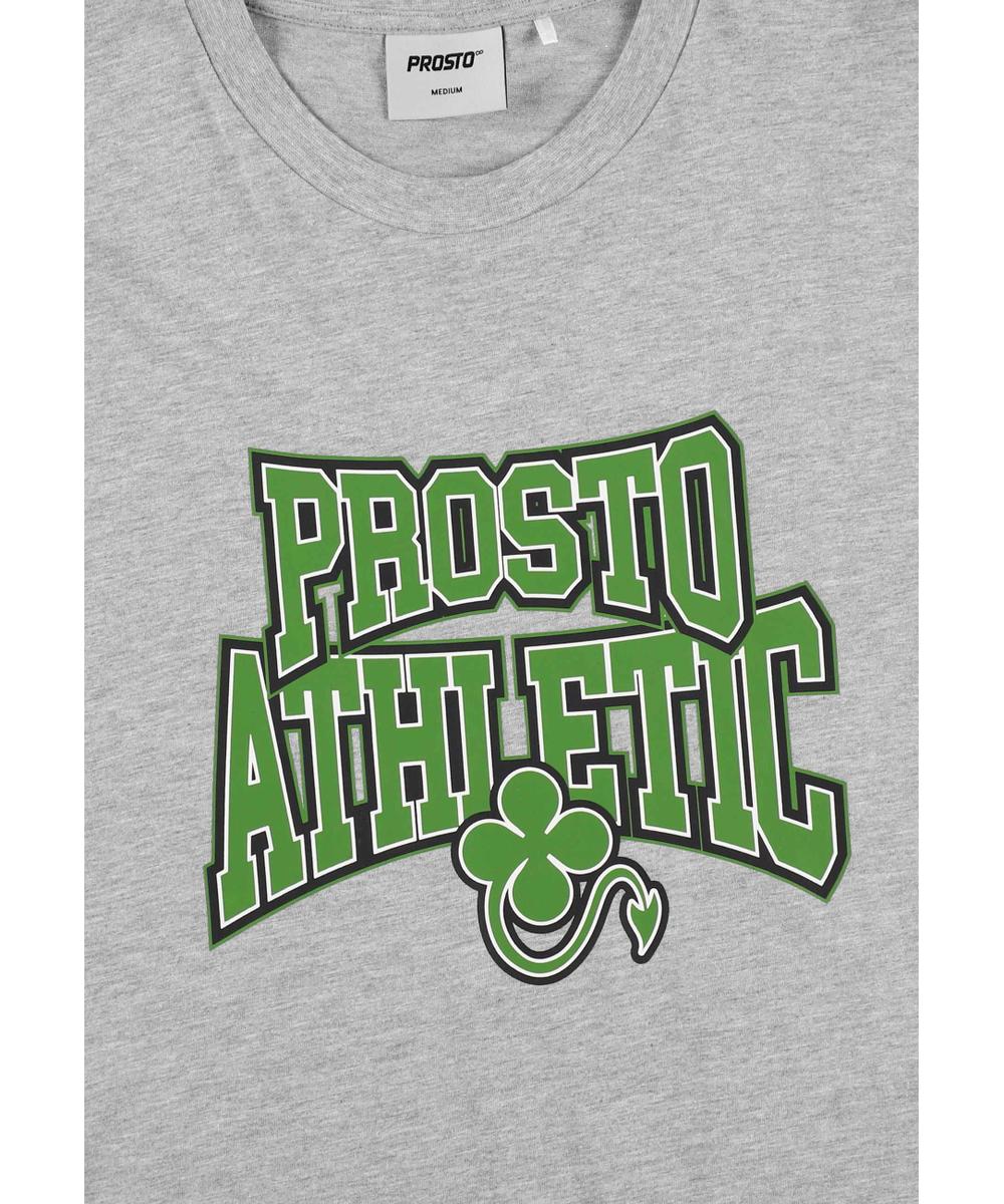 Chicago t-shirt męski bawełniany szary