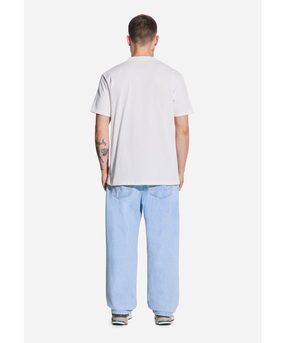 Spirit Level t-shirt bawełniany biały