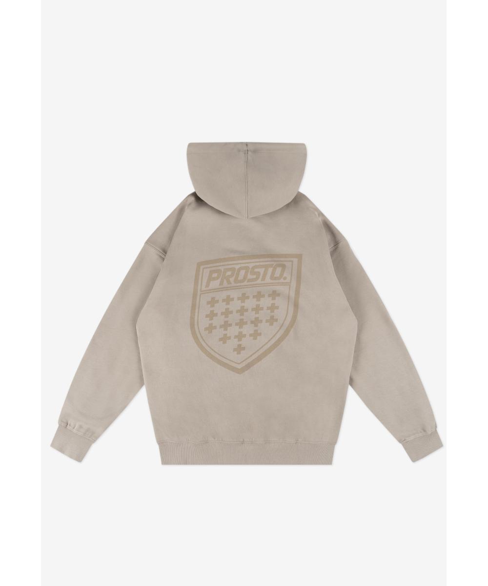 Shield bluza z kapturem beżowa