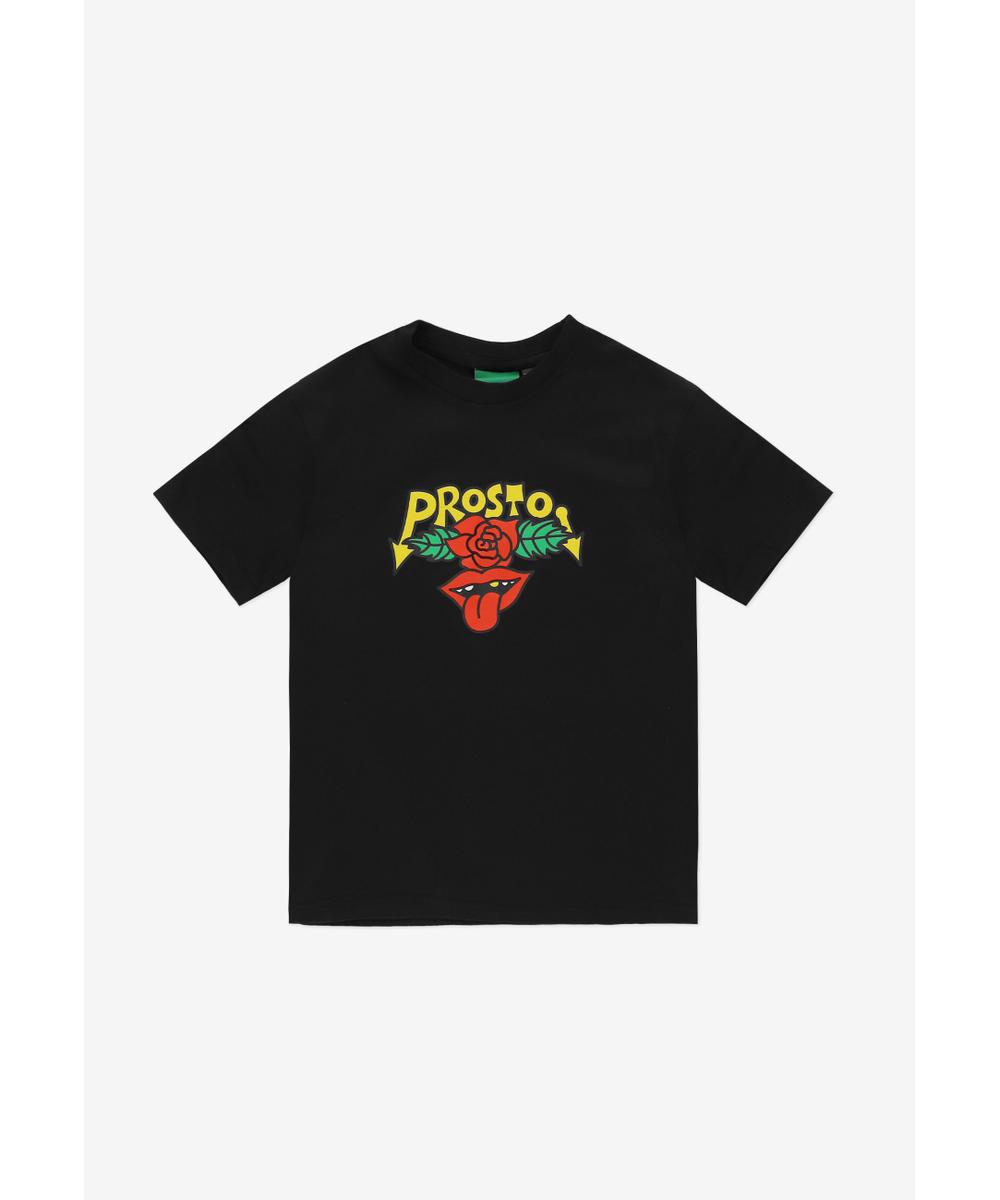 Rock t-shirt dziecięcy czarny