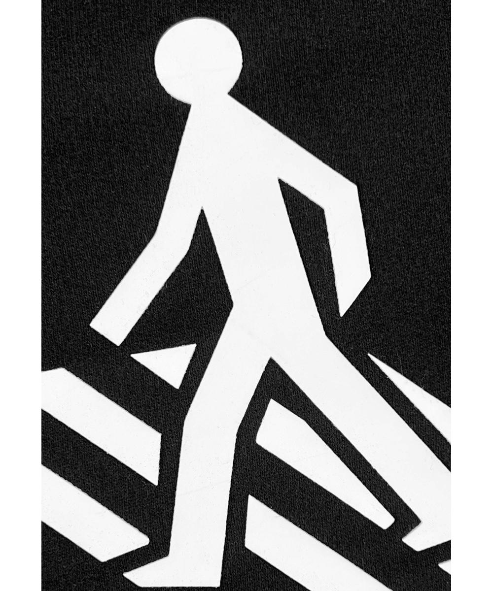 Crossing bluza bez kaptura regular bawełniana męska czarna