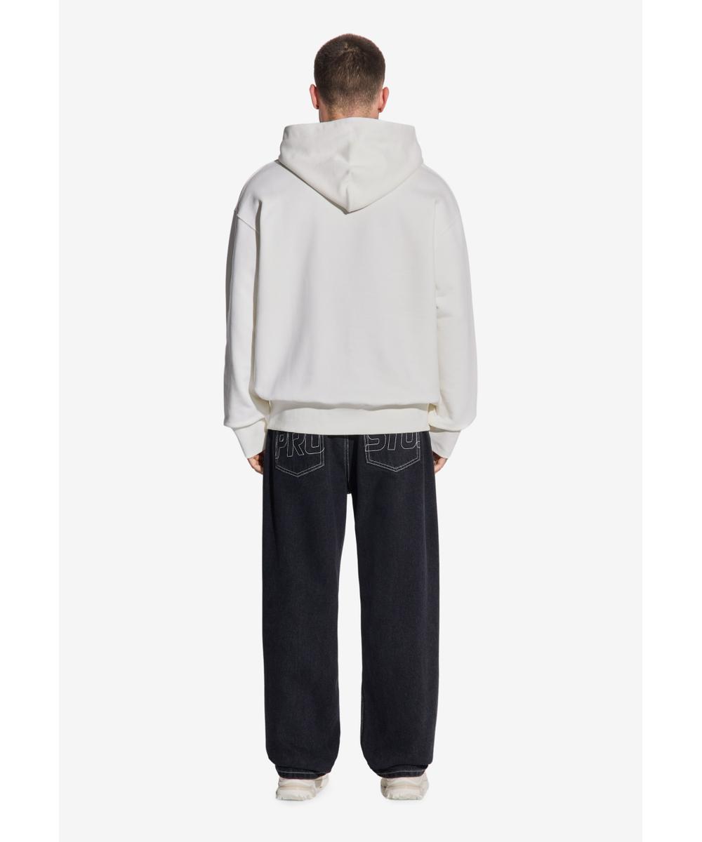 Mizo bluza z kapturem męska kremowa