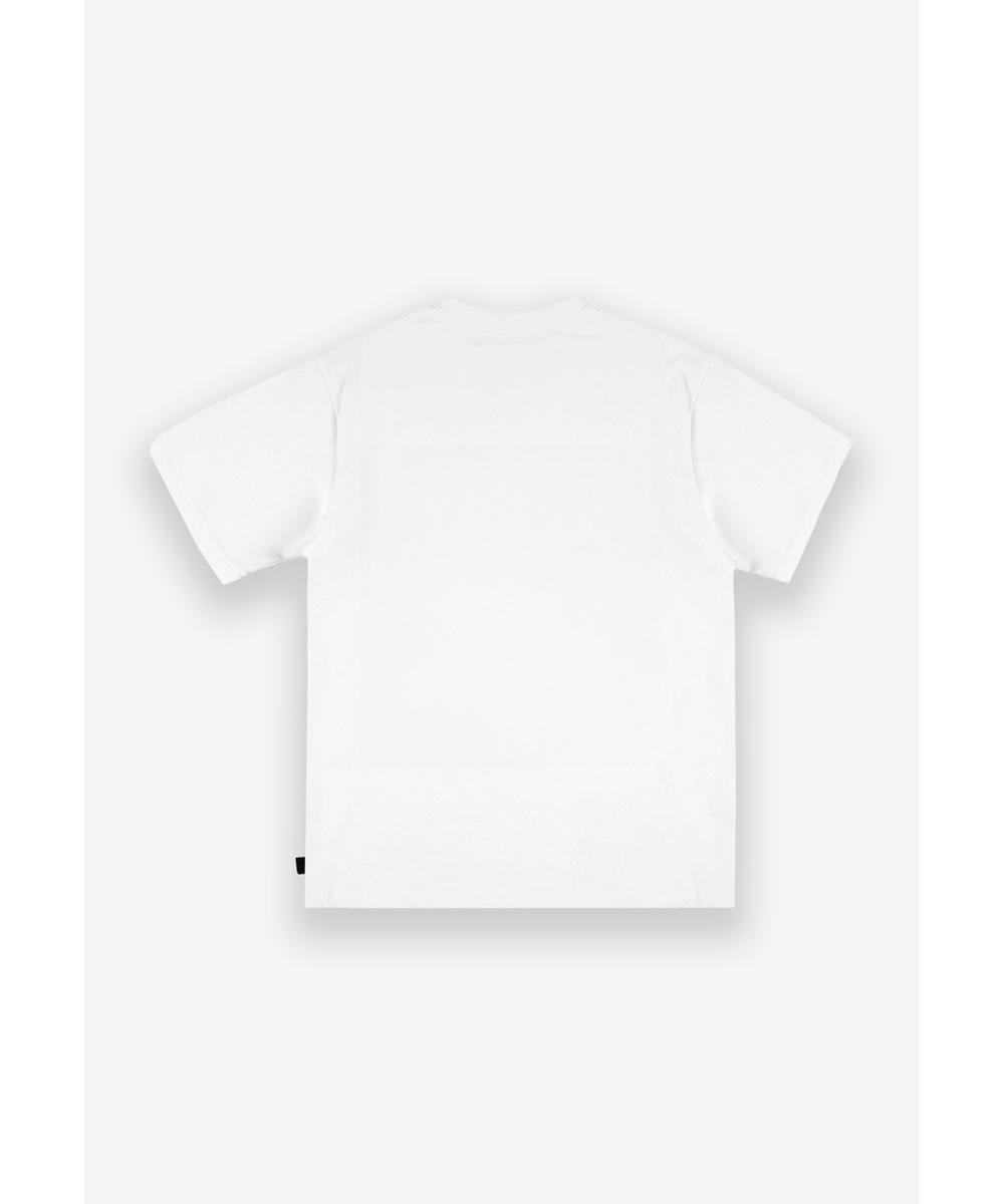 Box Logo t-shirt męski bawełniany biały