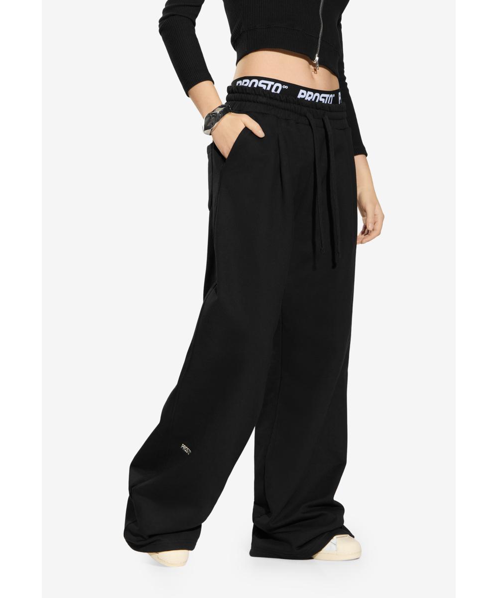 Pants Oversized spodnie dresowe damskie czarne