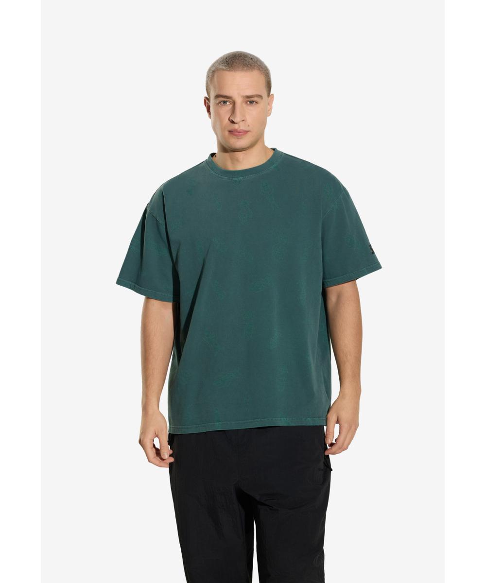 Insects t-shirt bawełniany zielony