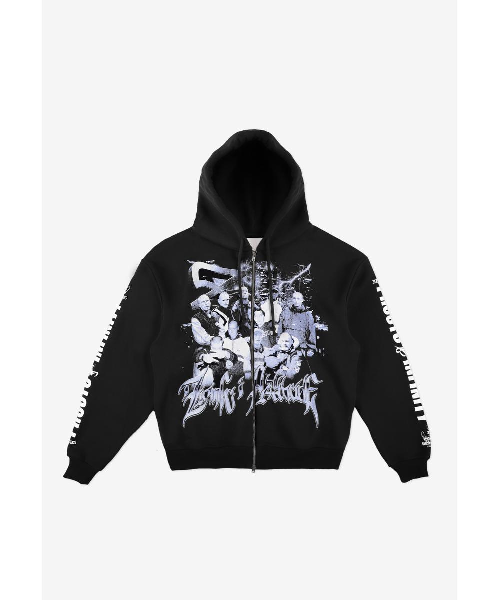 Hoodie ZIP Tribute Black