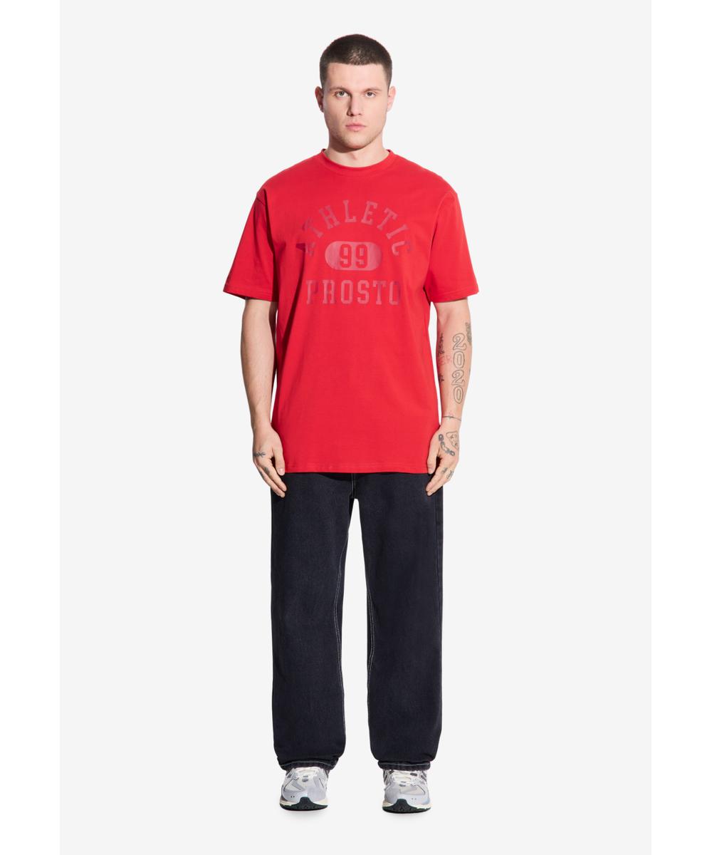 Athletic t-shirt męski czerwony