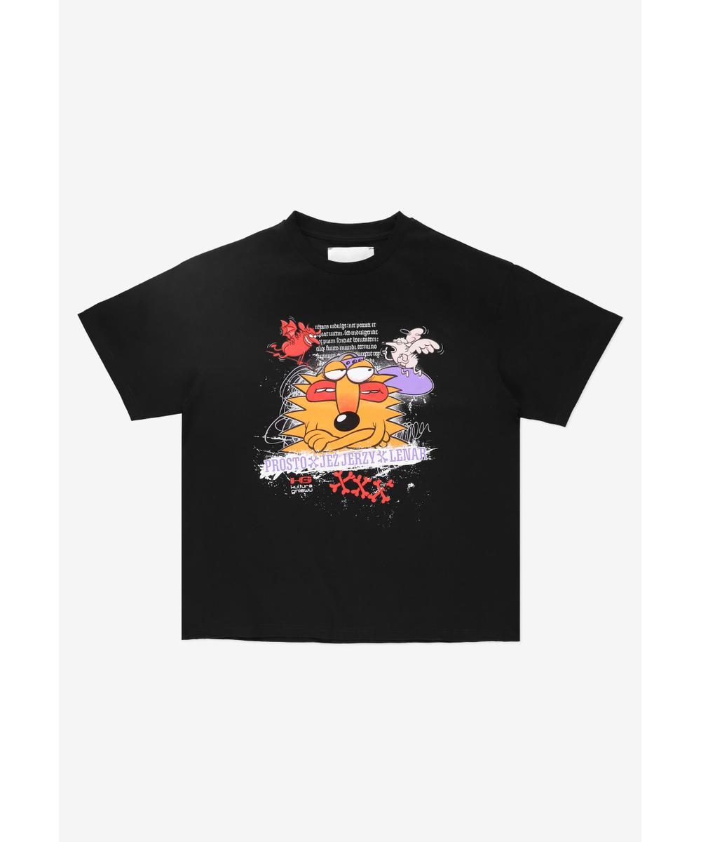 JJ Lenar t-shirt bawełniany czarny