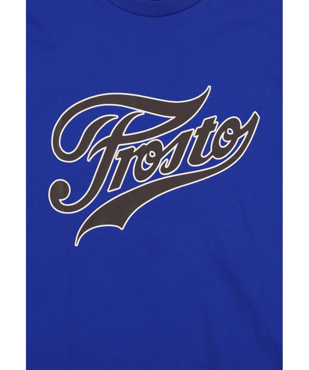 Varsity t-shirt męski kobaltowy