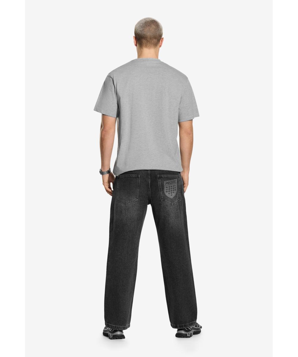 Infine t-shirt bawełniany szary