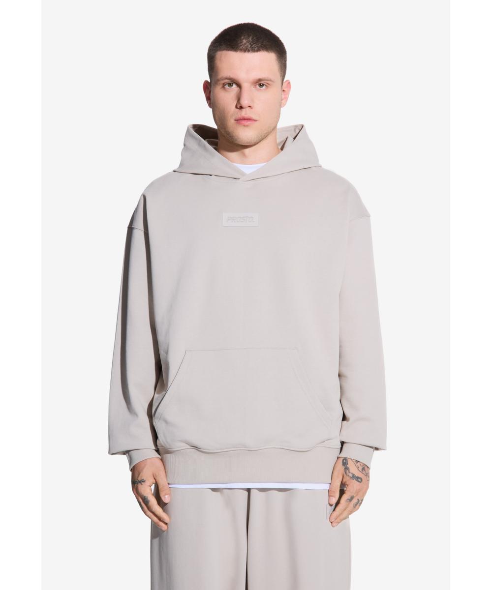 Box 2.0 bluza z kapturem męska beżowa