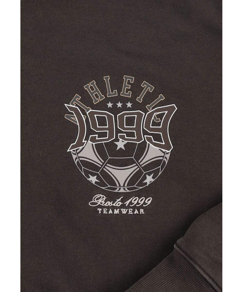 Athletic bluza z kapturem brązowa