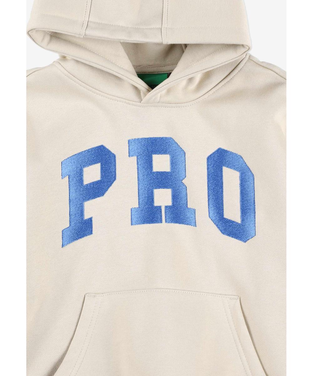 Pro bluza dziecięca z kapturem beżowa