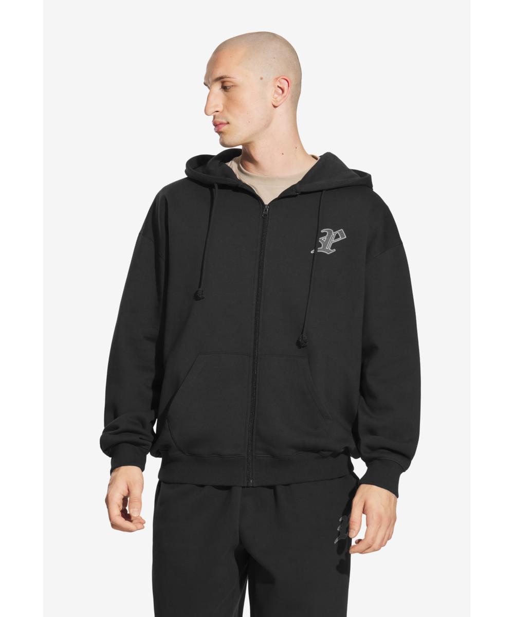 Gothic P bluza z kapturem męska czarna