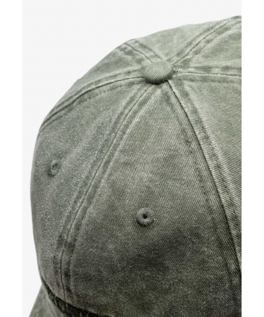 Infinity czapka z daszkiem bawełniana zielona