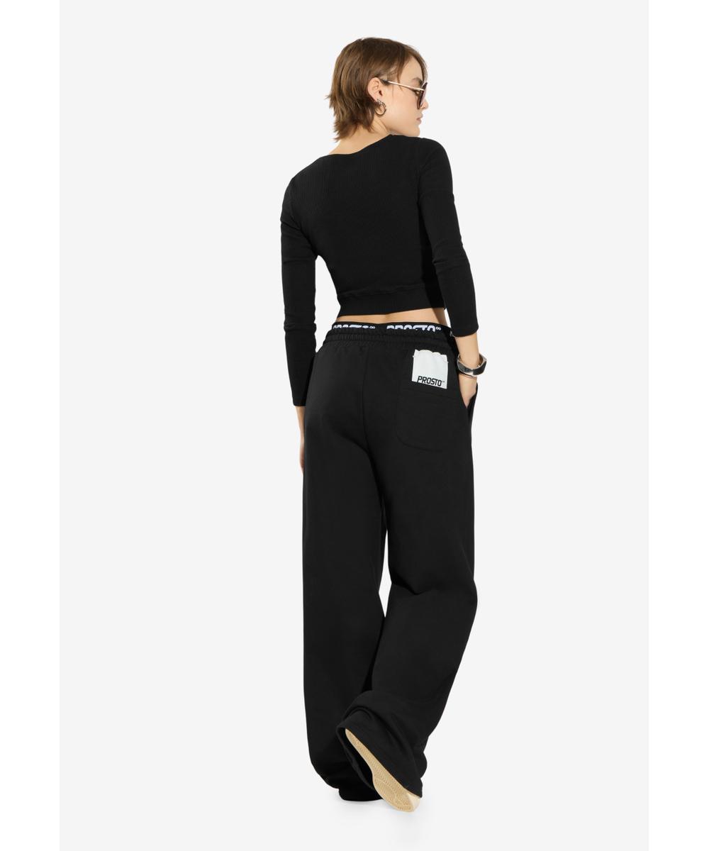 Pants Oversized spodnie dresowe damskie czarne