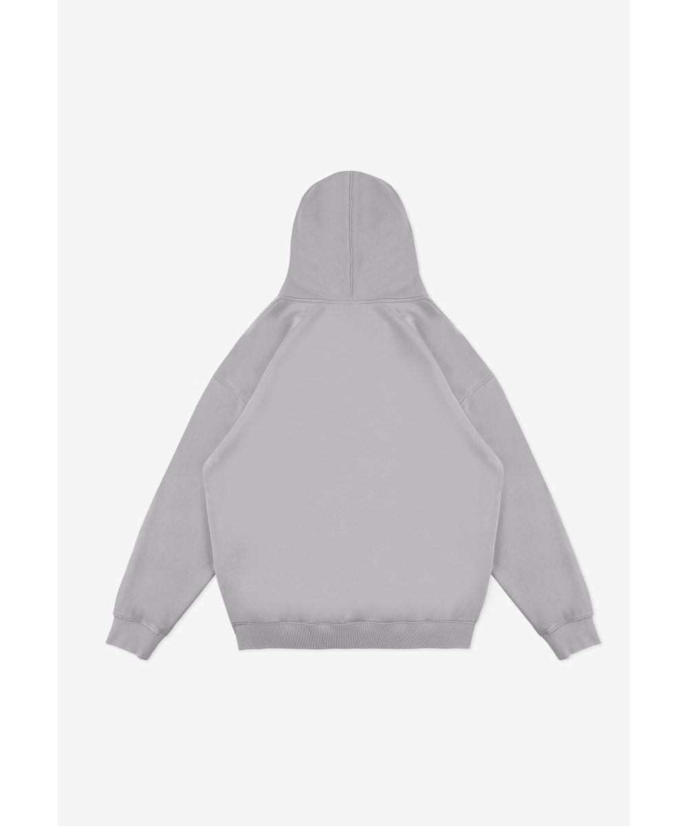 Big Log bluza męska z kapturem szara