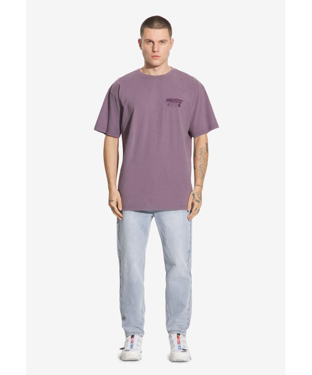 Flathead t-shirt męski lawendowy