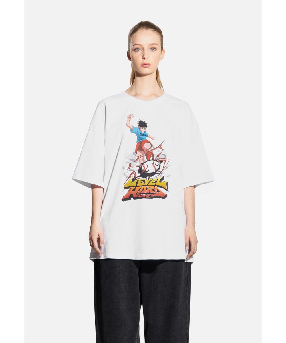 LVLHard t-shirt męski biały