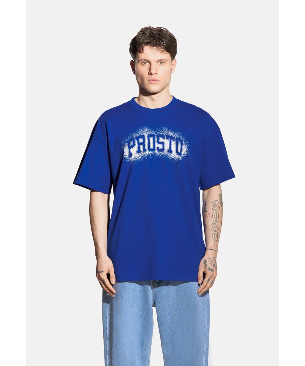 Jung t-shirt męski kobaltowy