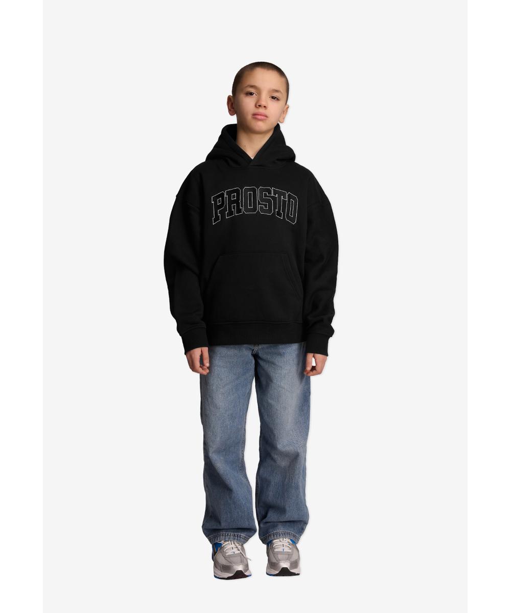 Backstage bluza dziecięca z kapturem czarna