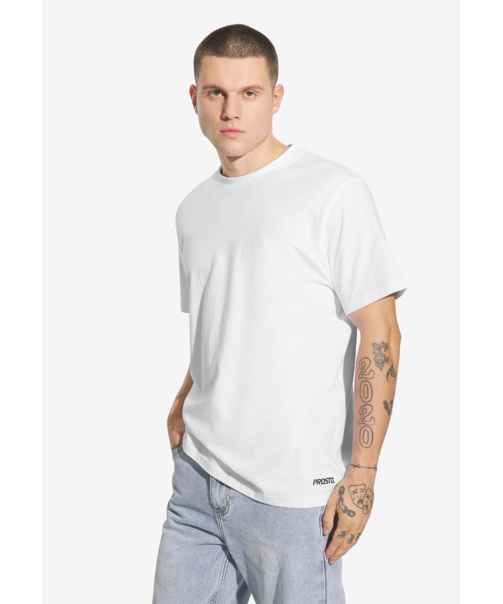 Basic t-shirty bawełniane 3-pack białe
