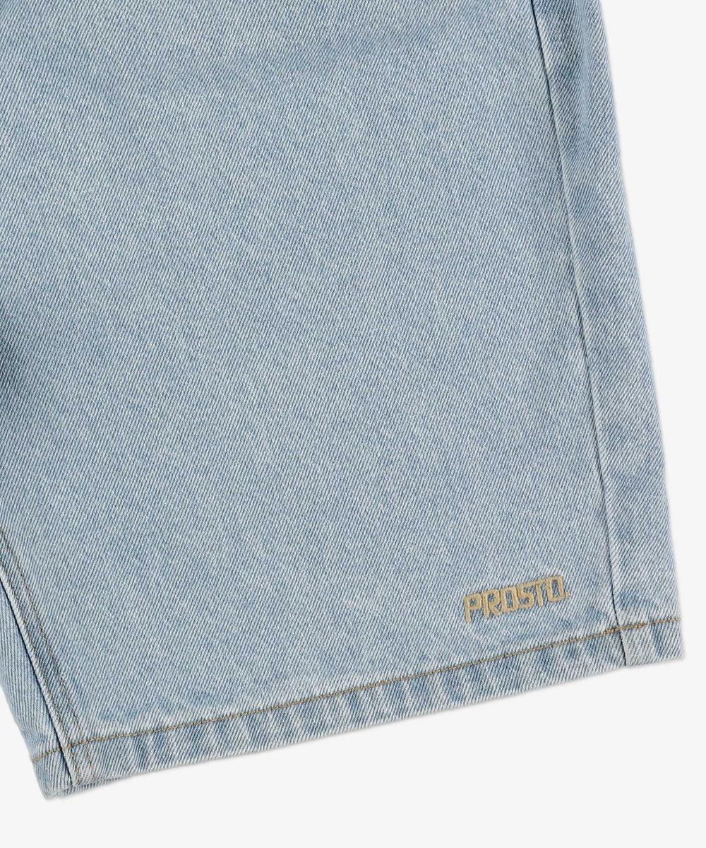 Jang jeansy krótkie męskie regular jasnoniebieskie