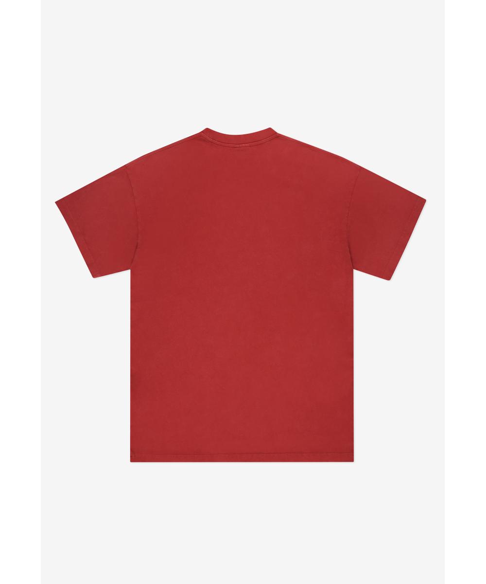 Bull t-shirt męski czerwony