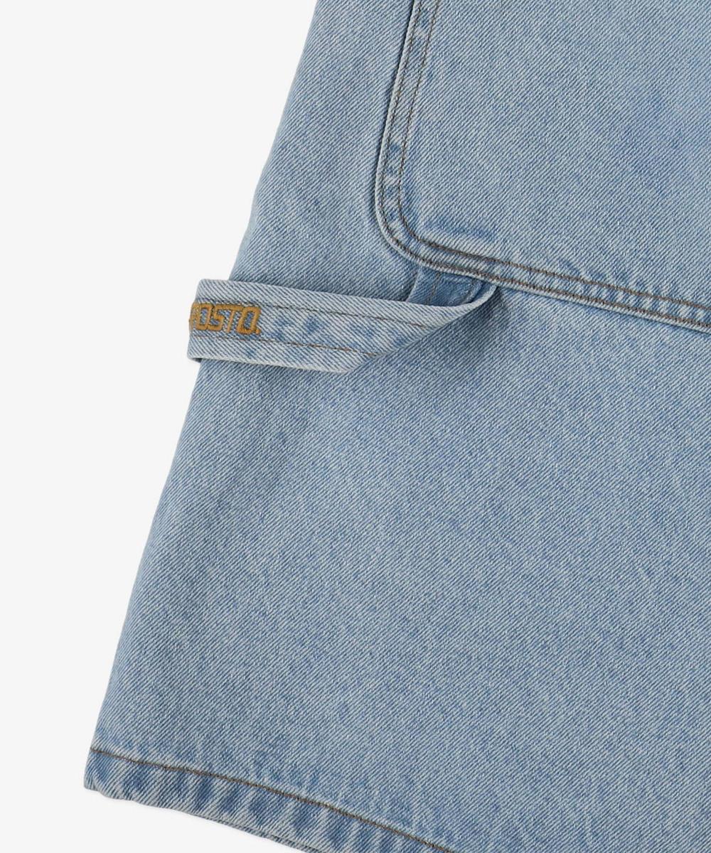 Baggy Zaxx jeansy krótkie męskie jasnoniebieskie