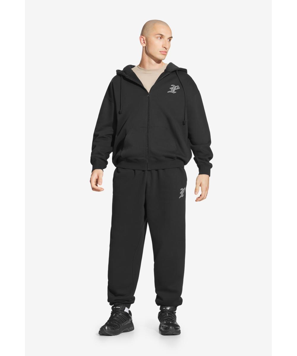 Gothic spodnie dresowe męskie czarne