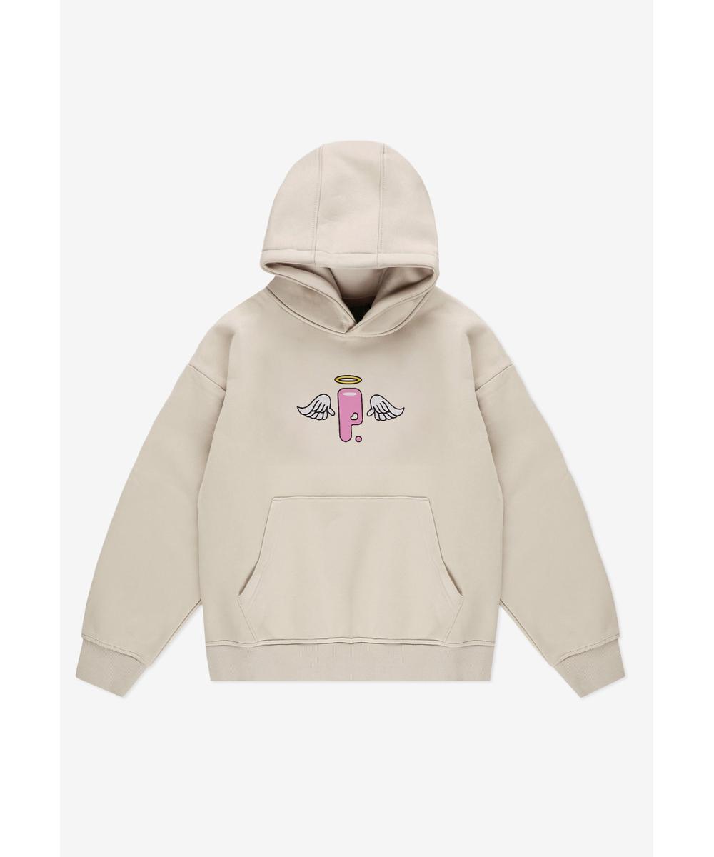 Pop bluza dziecięca z kapturem beżowa