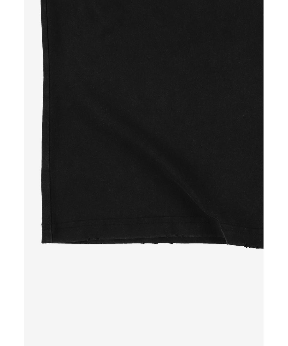 Reverse t-shirt bawełniany czarny