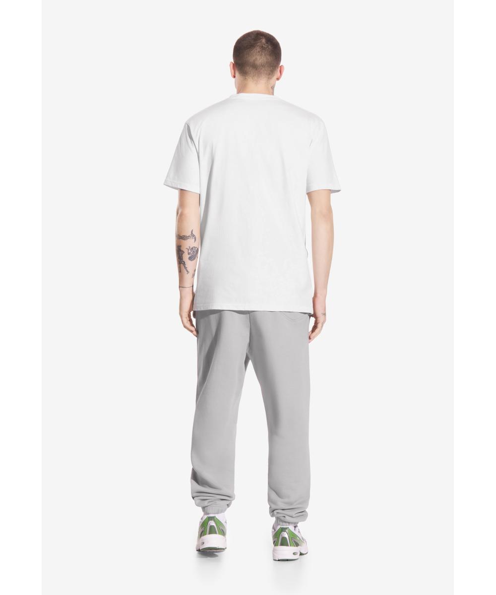 Big Log spodnie dresowe męskie przecierane szare