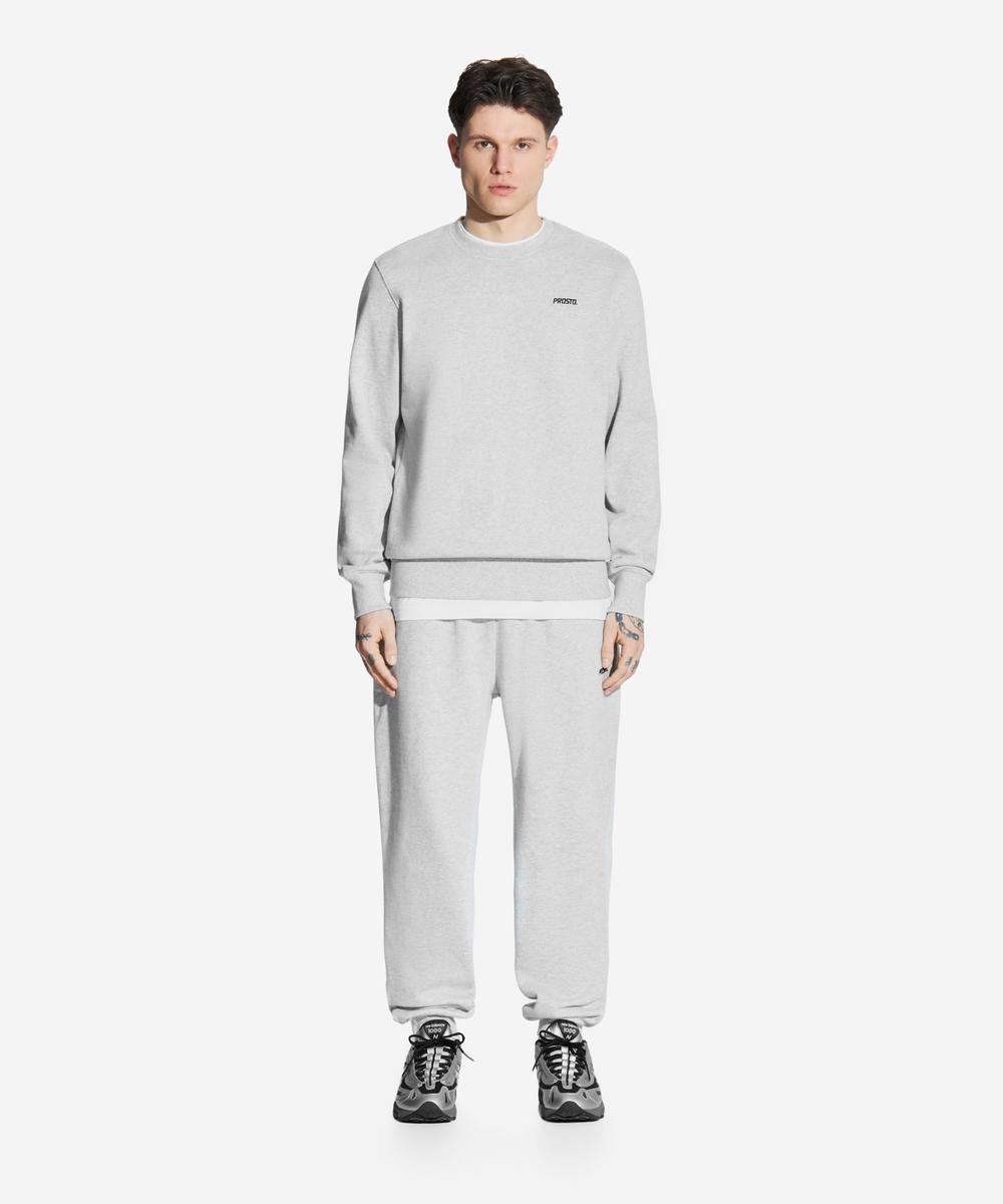 Basic spodnie dresowe męskie szare