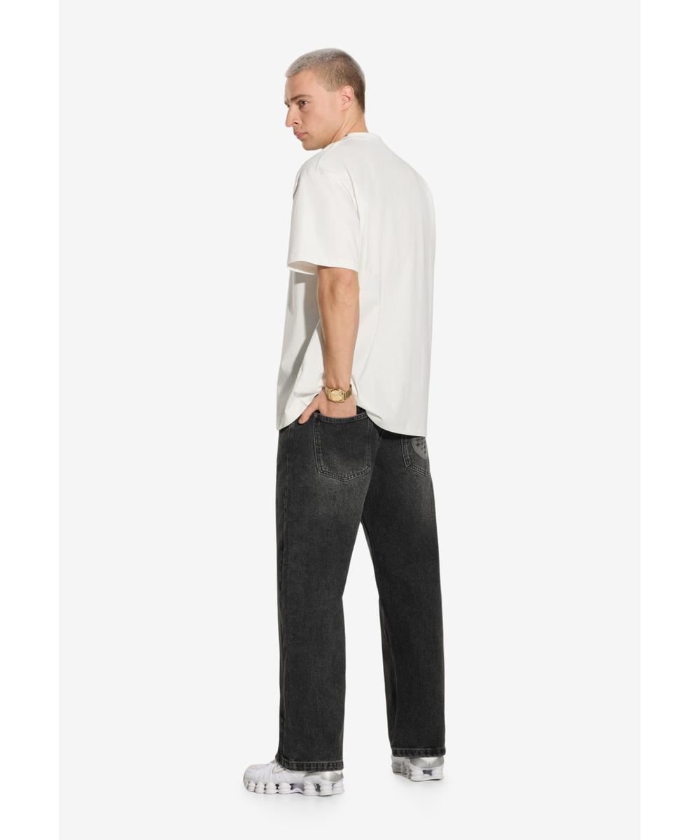 Rated t-shirt bawełniany ecru