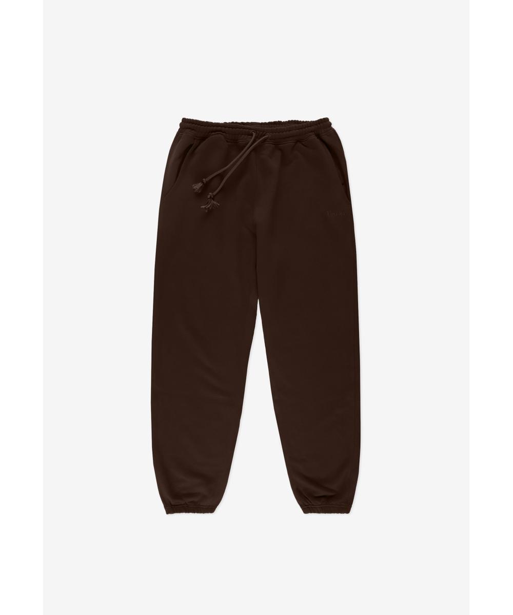 Rony spodnie dresowe męskie ciemnobrązowe