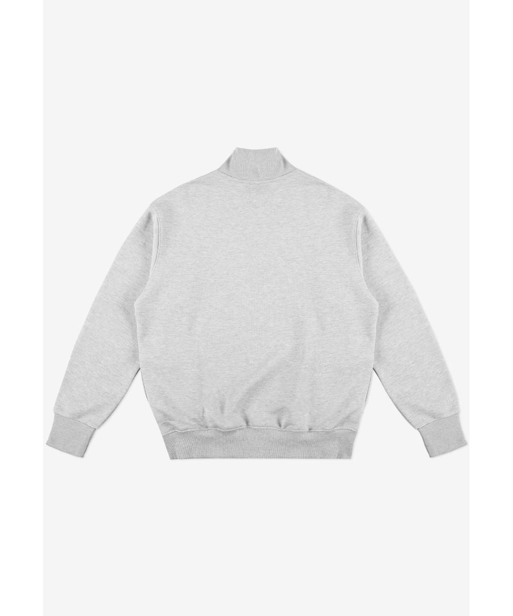 Half Zip Essential bluza męska szara