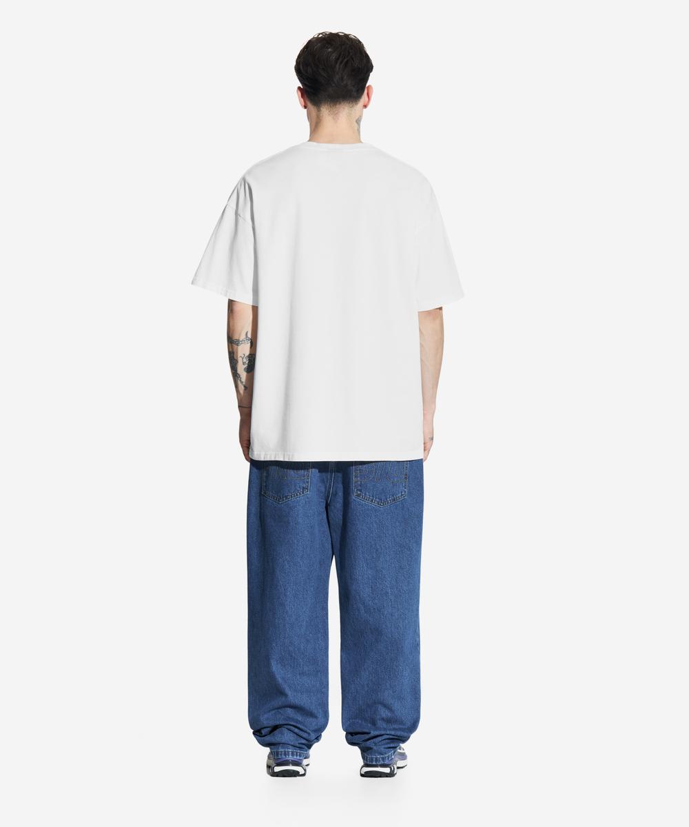 Slav jeansy męskie baggy niebieskie